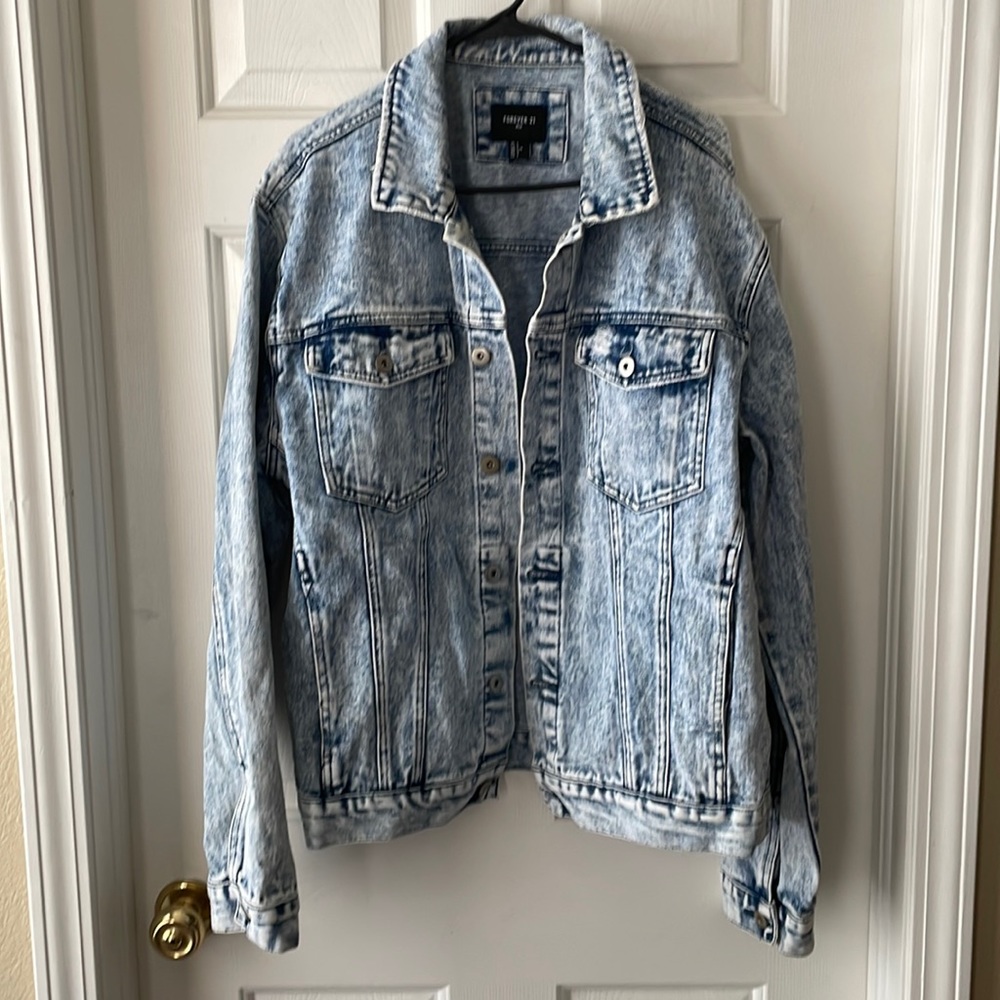 Men’s blue jean jacket Forever 21